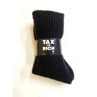 Villasukat Tax the rich vyötteellä