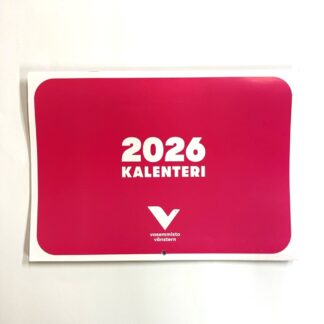 Vasemmisto-seinäkalenteri 2026